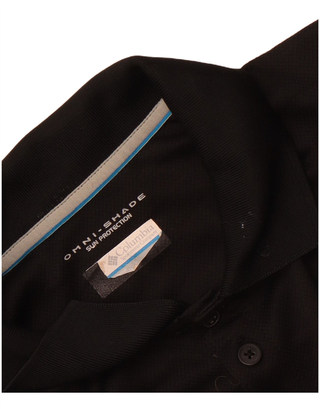 COLUMBIA Herre Omni-Shade Polo Shirt Large Black