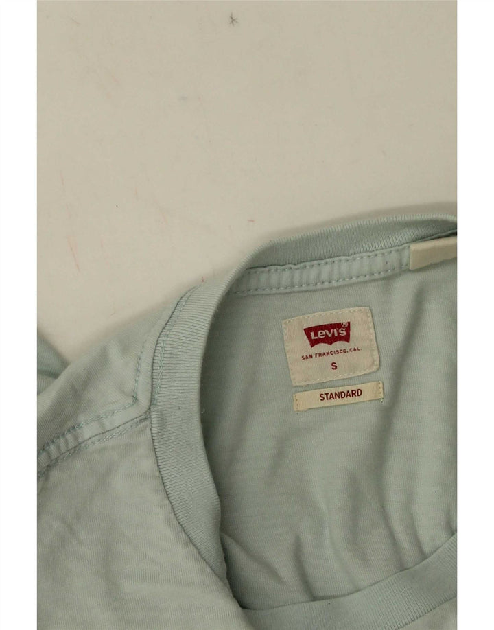Levi's Herre Standard T-Shirt Top Lille Blå