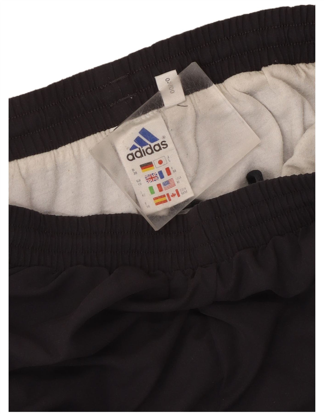 Adidas Dame træningsdragt Bukser UK 10 Small Navy Blue Polyester