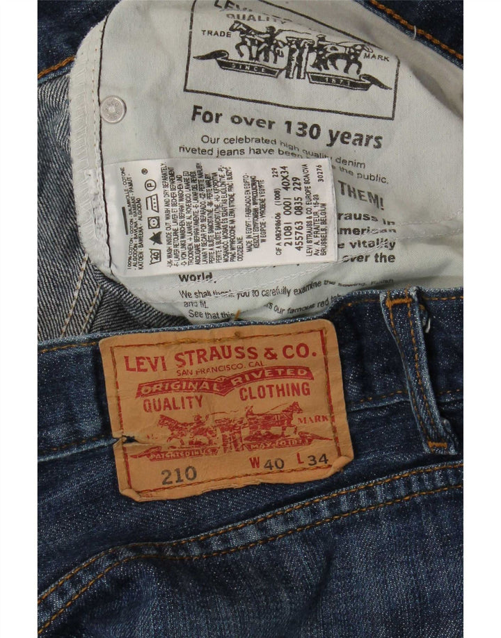 Levi's Herre 210 Straight Jeans W40 L30 Blå Bomuld