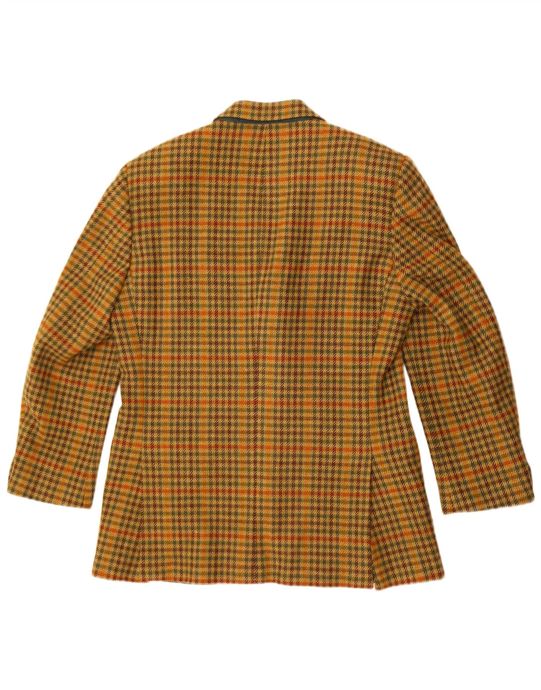 Alberto Aspesi Herre 3-knaps blazerjakke IT 50 Large Yellow Houndstooth