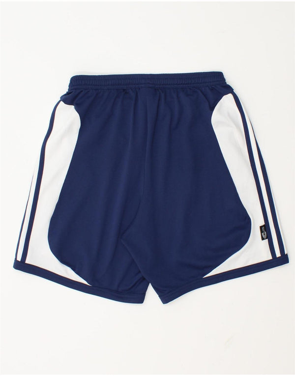 Adidas Herre Climalite Sportshorts Large Navy Blue Colourblock Polyester
