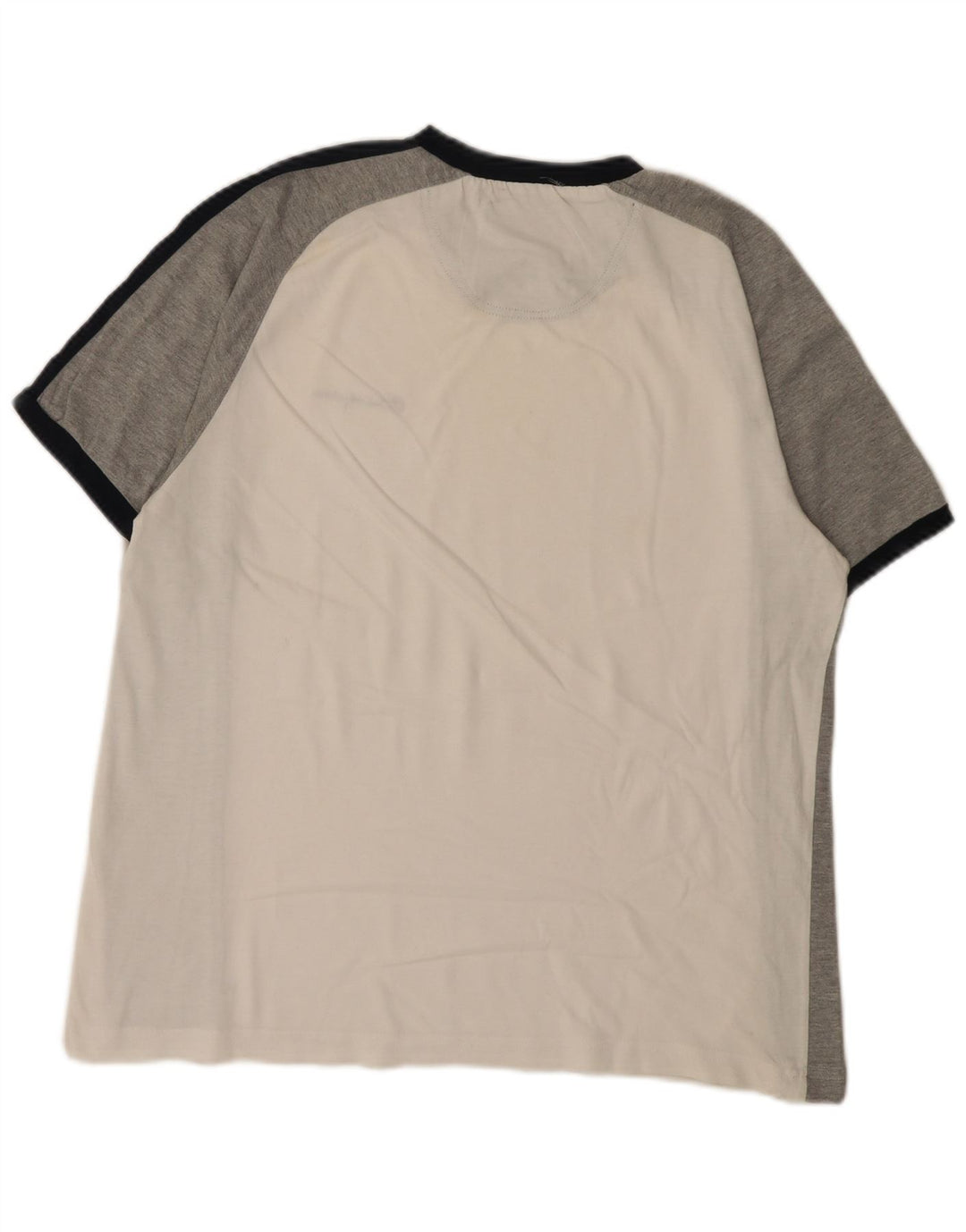 Champion Herre T-Shirt Top Stor Hvid Colourblock