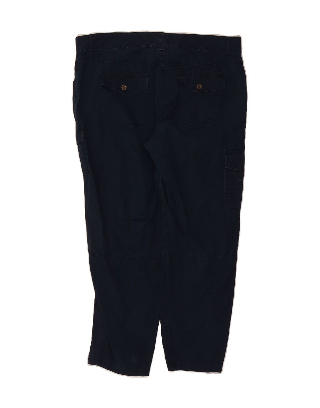 TOMMY HILFIGER Womens Cargo Trousers US 12 Large W34 L26 Navy Blue Vintage Tommy Hilfiger and Second-Hand Tommy Hilfiger from Messina Hembry 