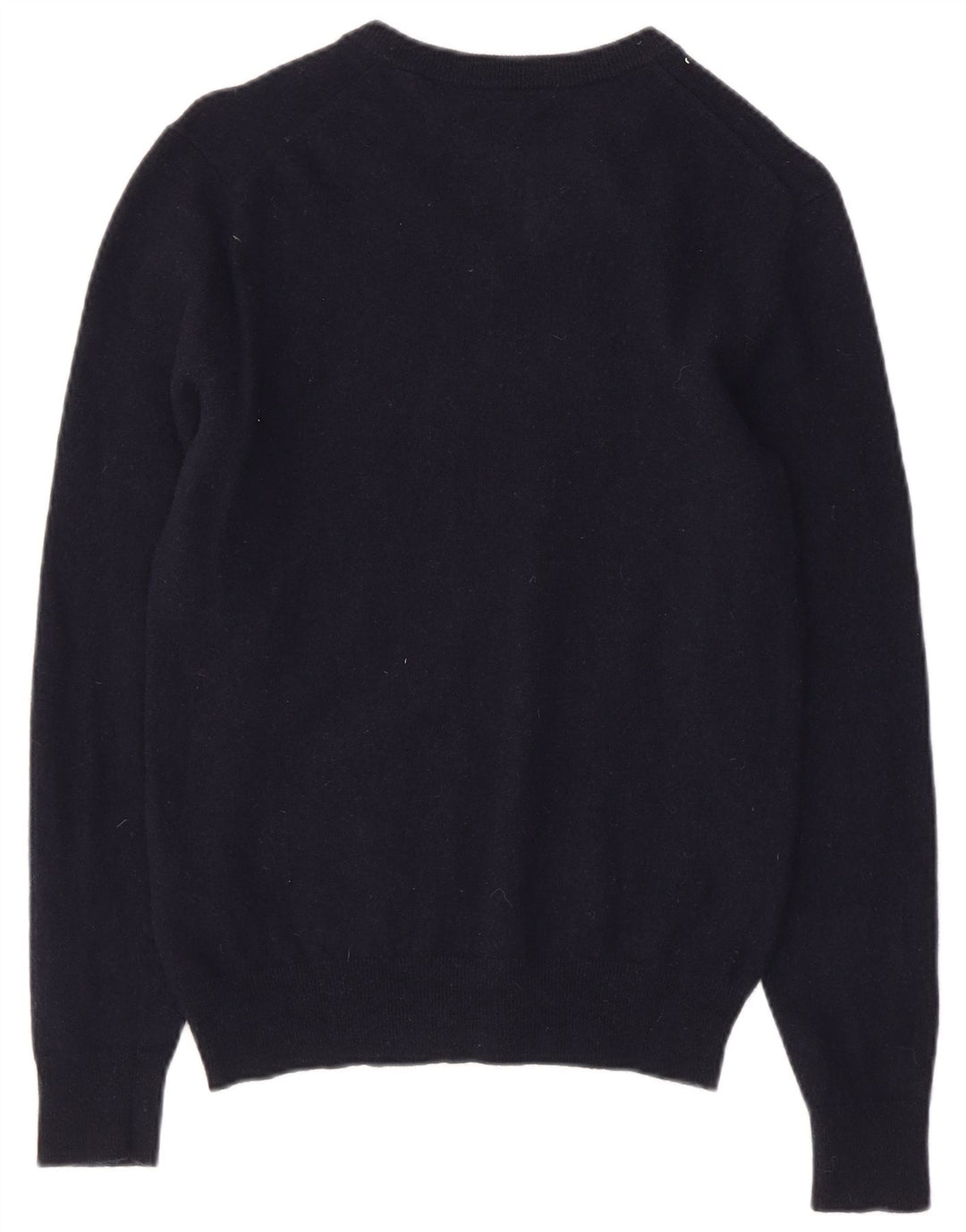 Gant Dame V-hals sweater UK 10 Lille marineblå uld