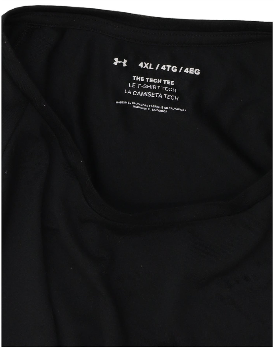 UNDER ARMOUR Herre T-Shirt Top 4XL Sort