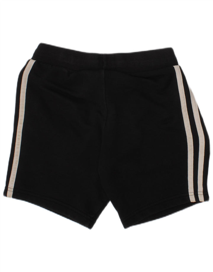 ADIDAS Boys Sport Shorts 7-8 Years  Black Cotton