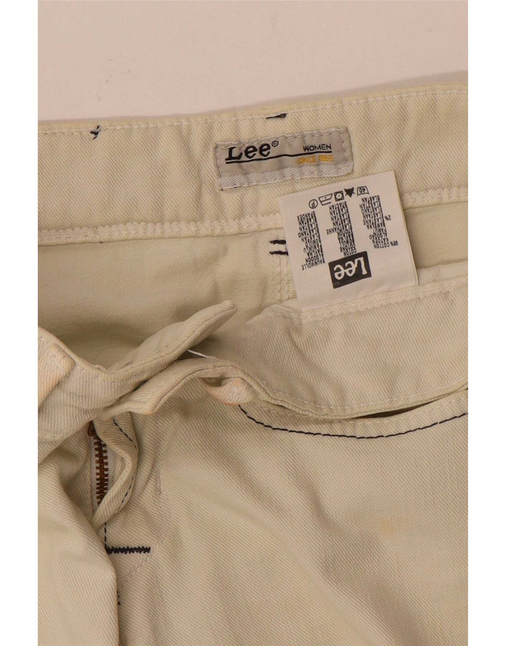 Lee Dame Amy Slim Jeans W27 L33 Off White Bomuld