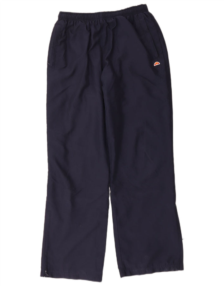 Ellesse Womens Træningsdragt Bukser UK 14 Medium Navy Blue Polyester