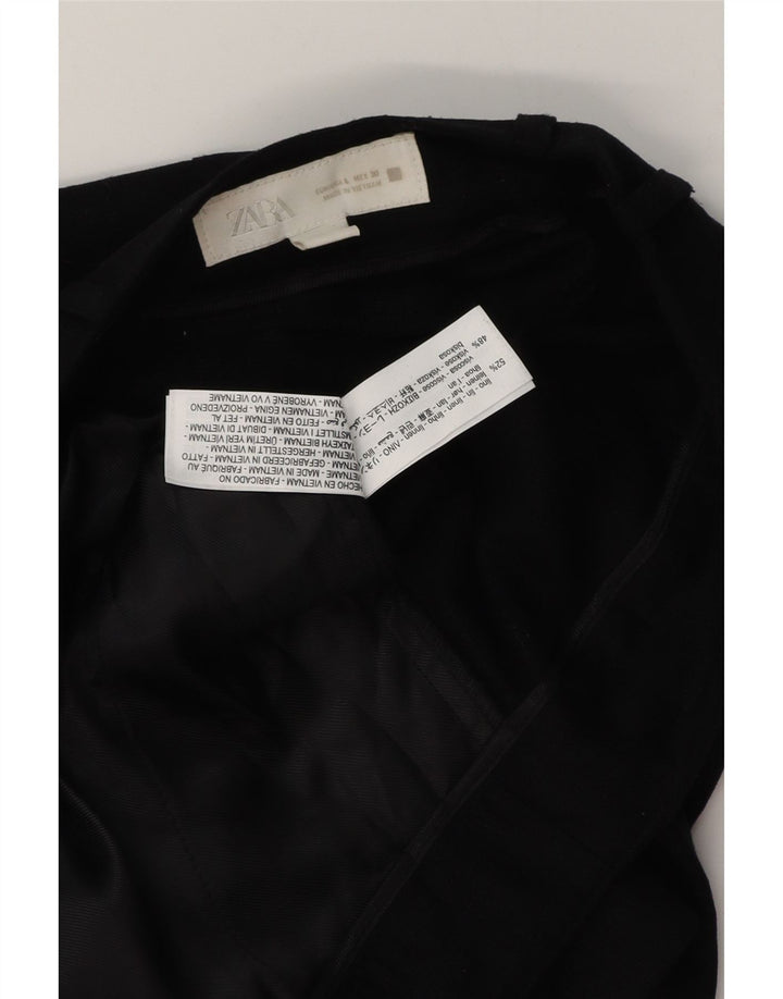 Zara Chino Shorts Large W32 sort hør
