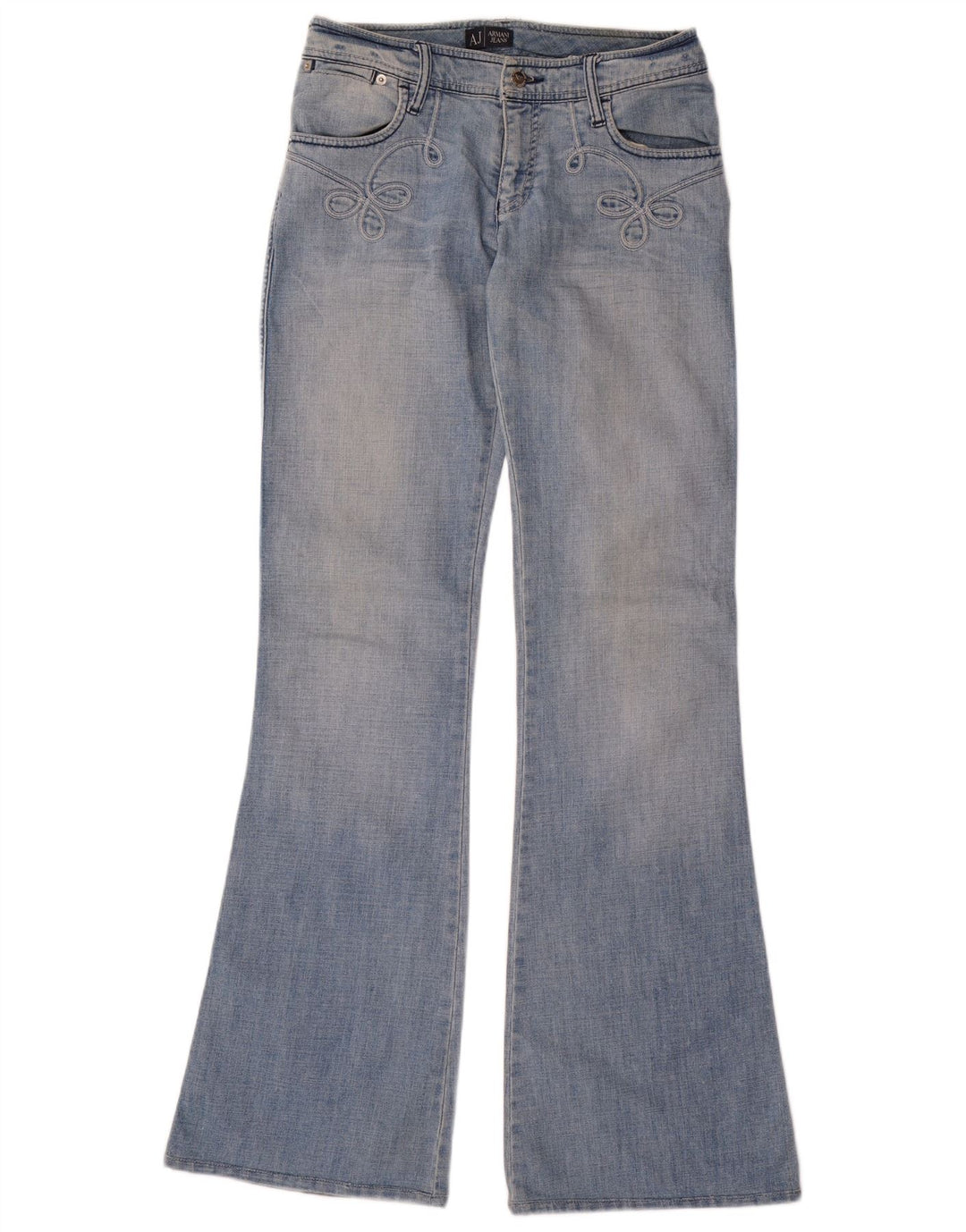 Armani Dame Flared Jeans W29 L35 Blå
