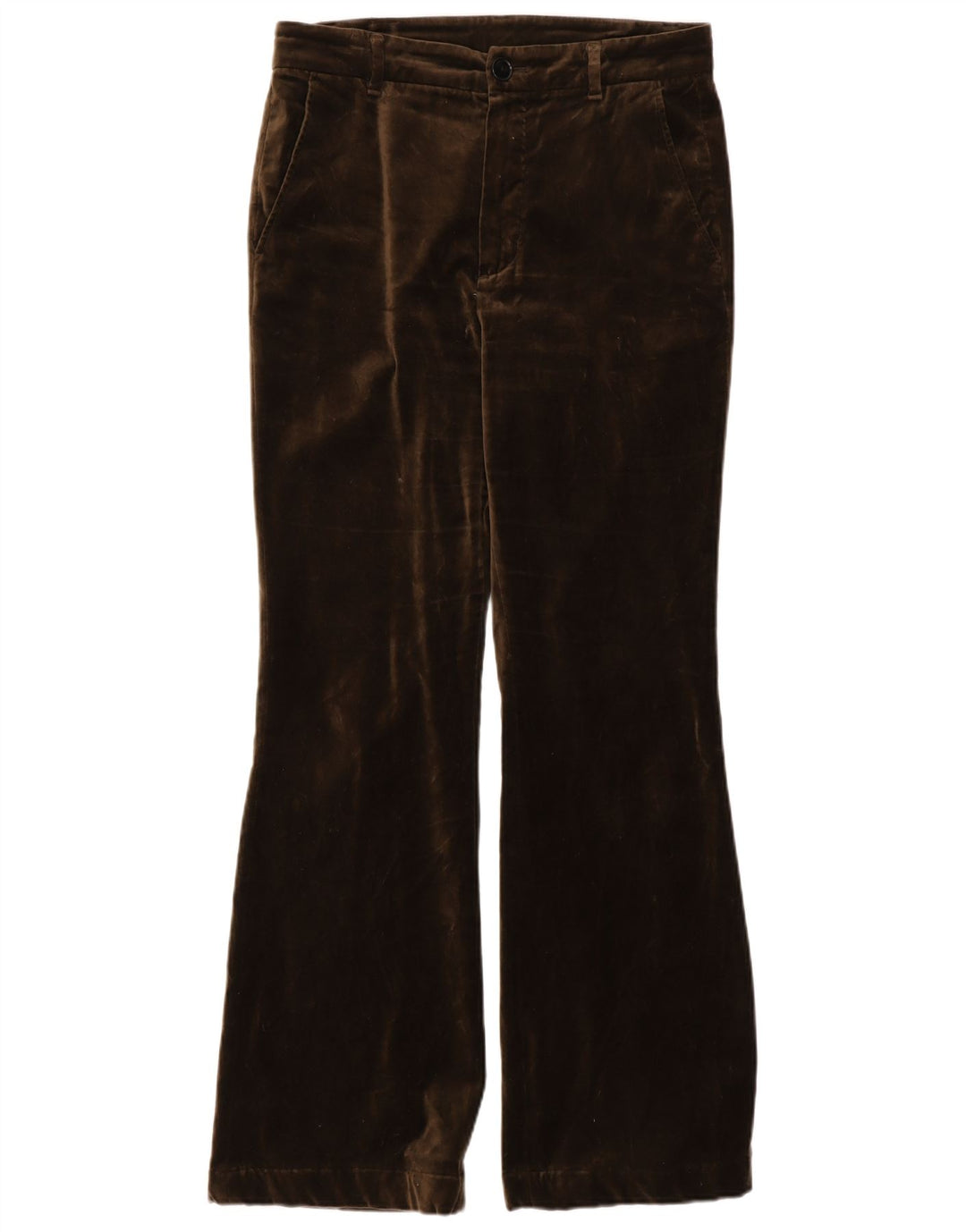 Massimo Dutti Dame Bootcut Chino Bukser EU 38 Small W28 L30 Brun