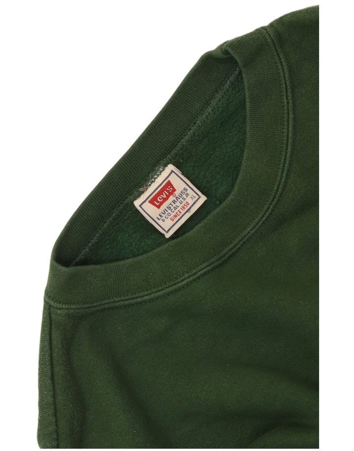 Levi's Herre Sweatshirt Jumper XL Grøn Bomuld