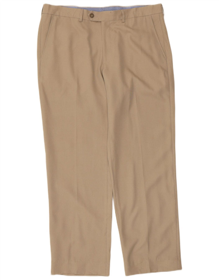 Marks & Spencer Straight Suit Bukser til mænd W34 L31 Beige