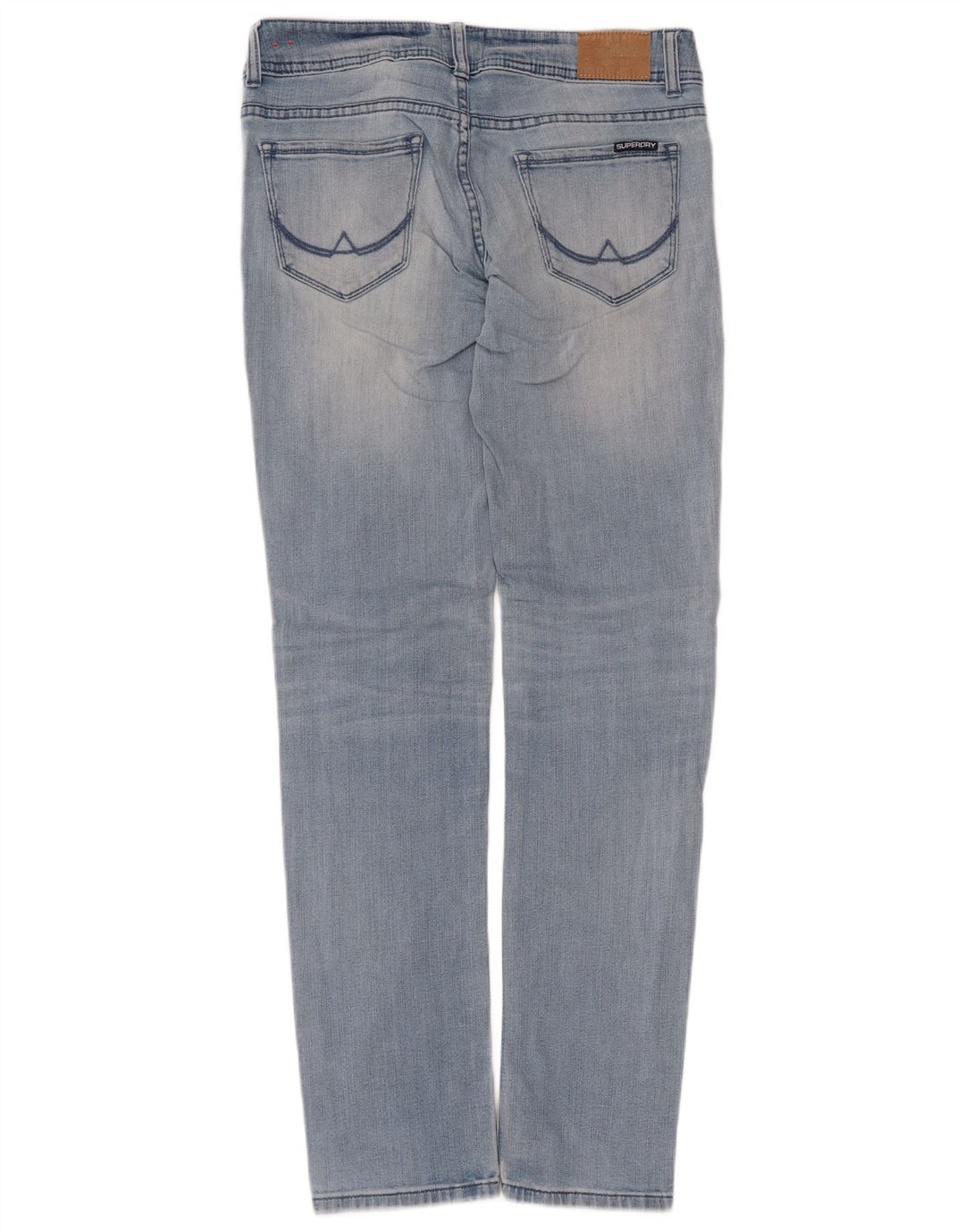 Superdry Dame Cigarette Slim Jeans W29 L32 Blå Bomuld