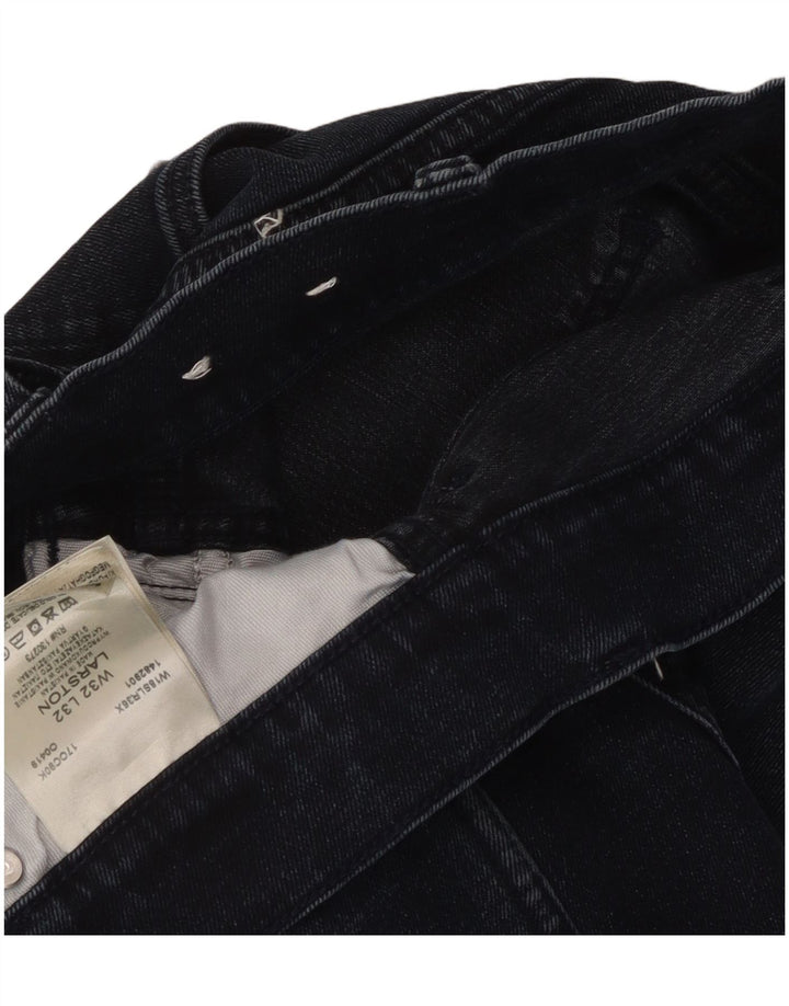 WRANGLER Herre Larston Slim Jeans W32 L32 Blå Bomuld