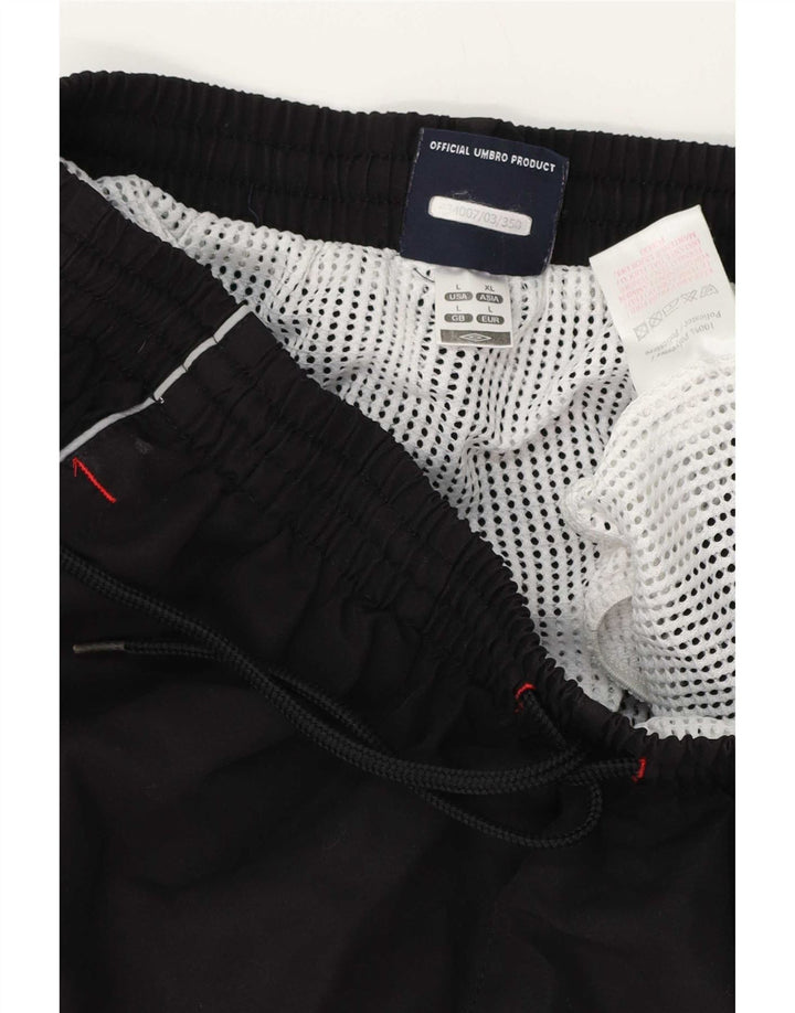 Umbro Herre Grafiske Badeshorts Stor Sort Polyester