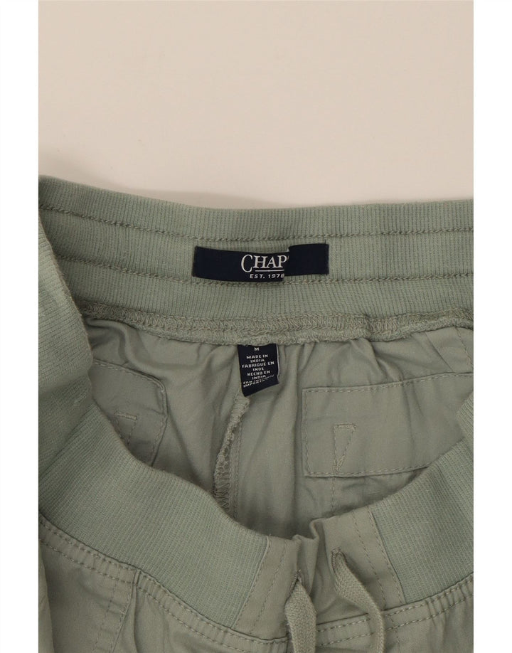 CHAPS Womens Capri Cargo Trousers UK 14 Medium W32 L21 Green Cotton Vintage Chaps and Second-Hand Chaps from Messina Hembry 