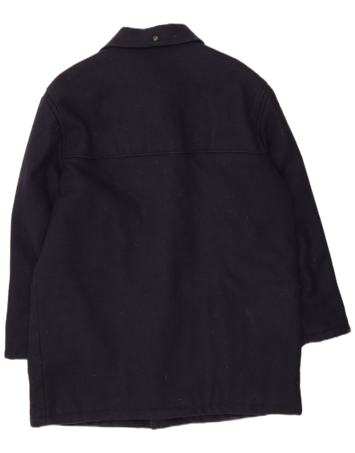 North Pole Herre Duffle Coat UK 42 XL Navy Blue Wool