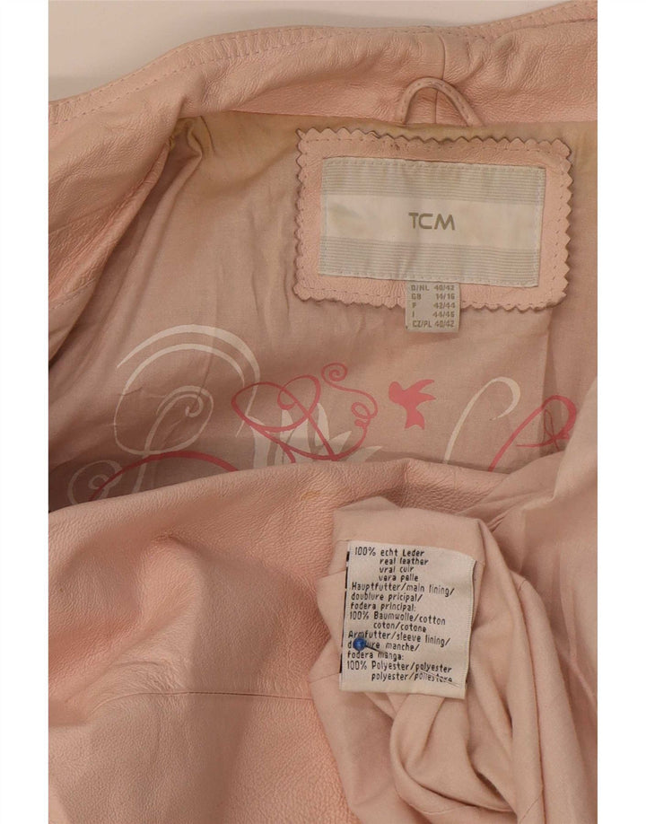 TCM Dame Læderjakke UK 14/16 Large Pink