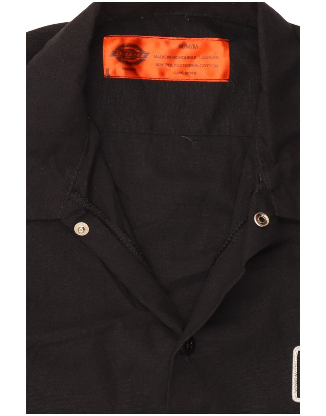 Dickies Herre grafisk kortærmet skjorte medium sort polyester