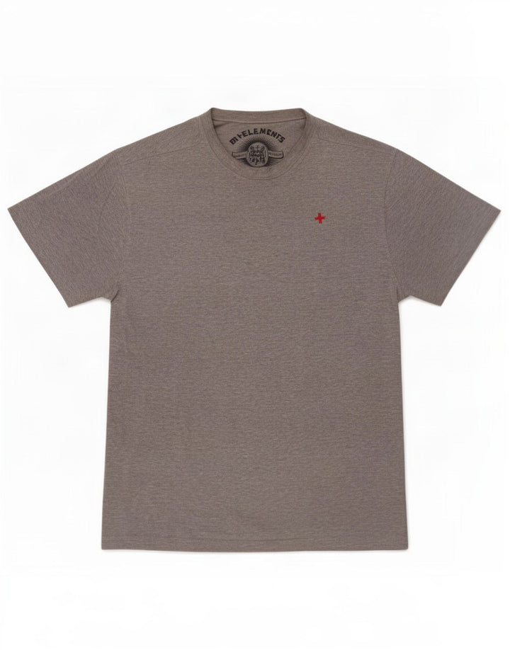 Zu Elements Herre T-Shirt Top Stor Grå Bomuld