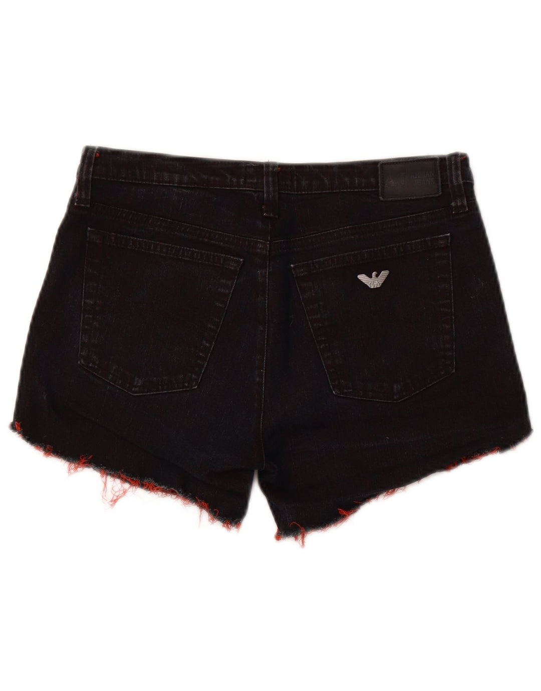 ARMANI Womens Denim Shorts W29 Medium  Navy Blue Cotton