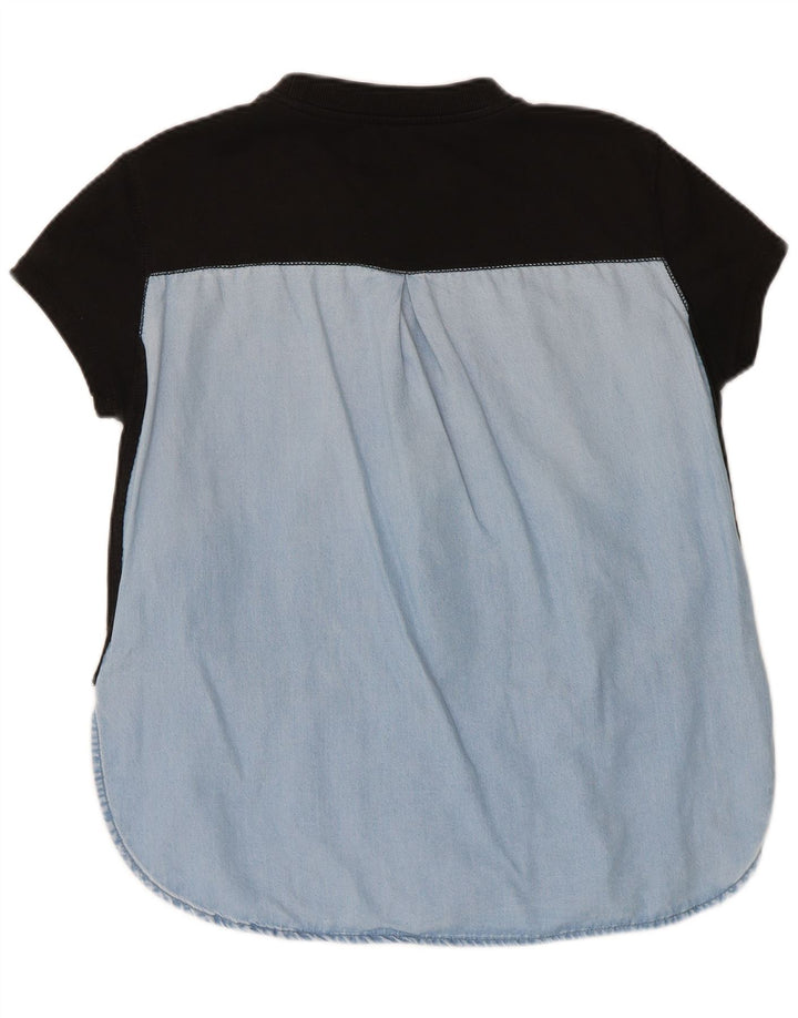 DIESEL Dame Sweatshirt Jumper UK 14 Medium Sort Colourblock