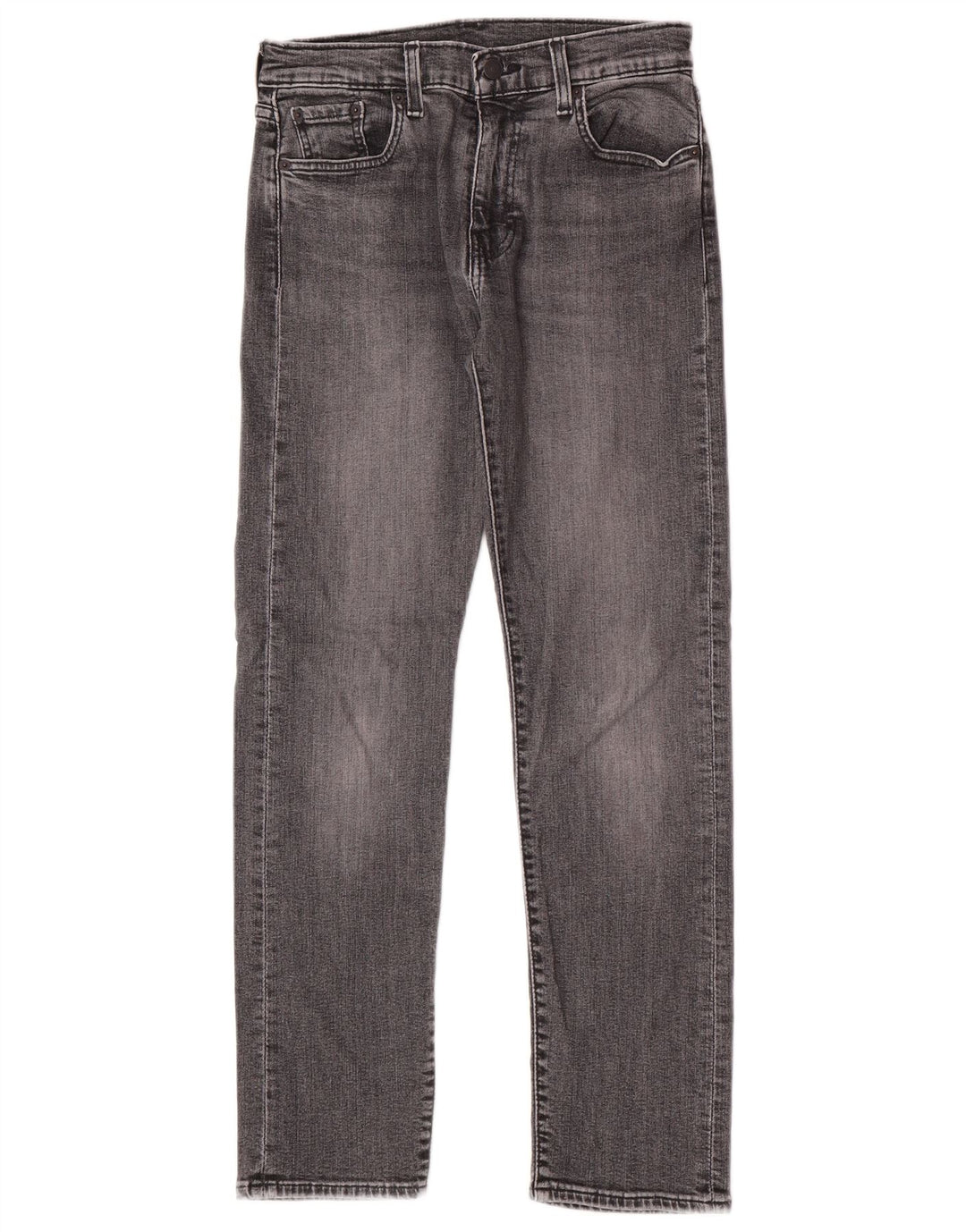 Levi's Slim Jeans til mænd W30 L32 Grå bomuld