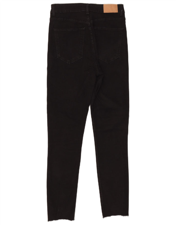 Zara Dame Skinny Jeans Medium W28 L26 Sort