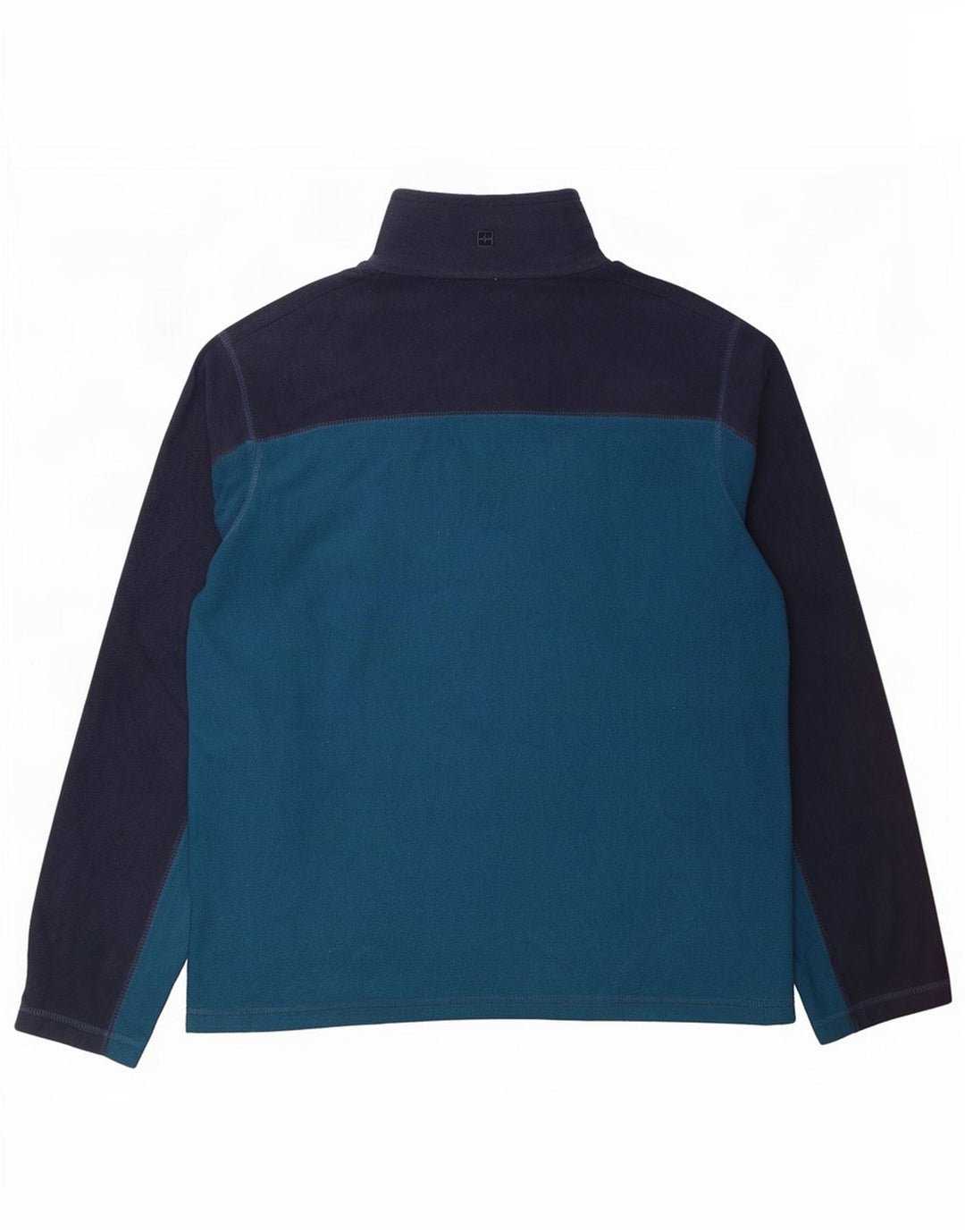 Mountain Warehouse Herre lynlås hals fleece jumper lille marineblå farveblok