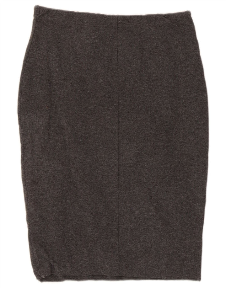 Zara Pencil Nederdel Medium W28 Grå Bomuld