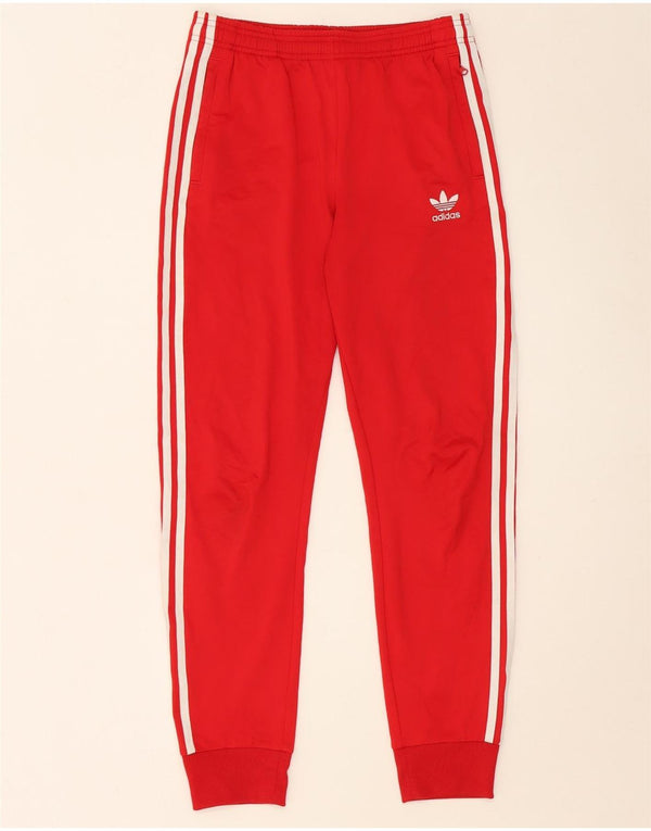 ADIDAS Træningsdragt til drenge Bukser Joggers 13-14 År Rød Polyester