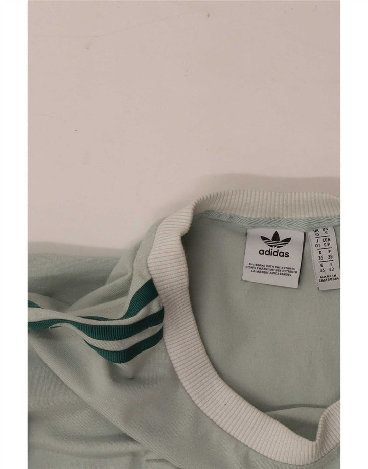 Adidas Dame Top Langærmet UK 10 Lille Grøn