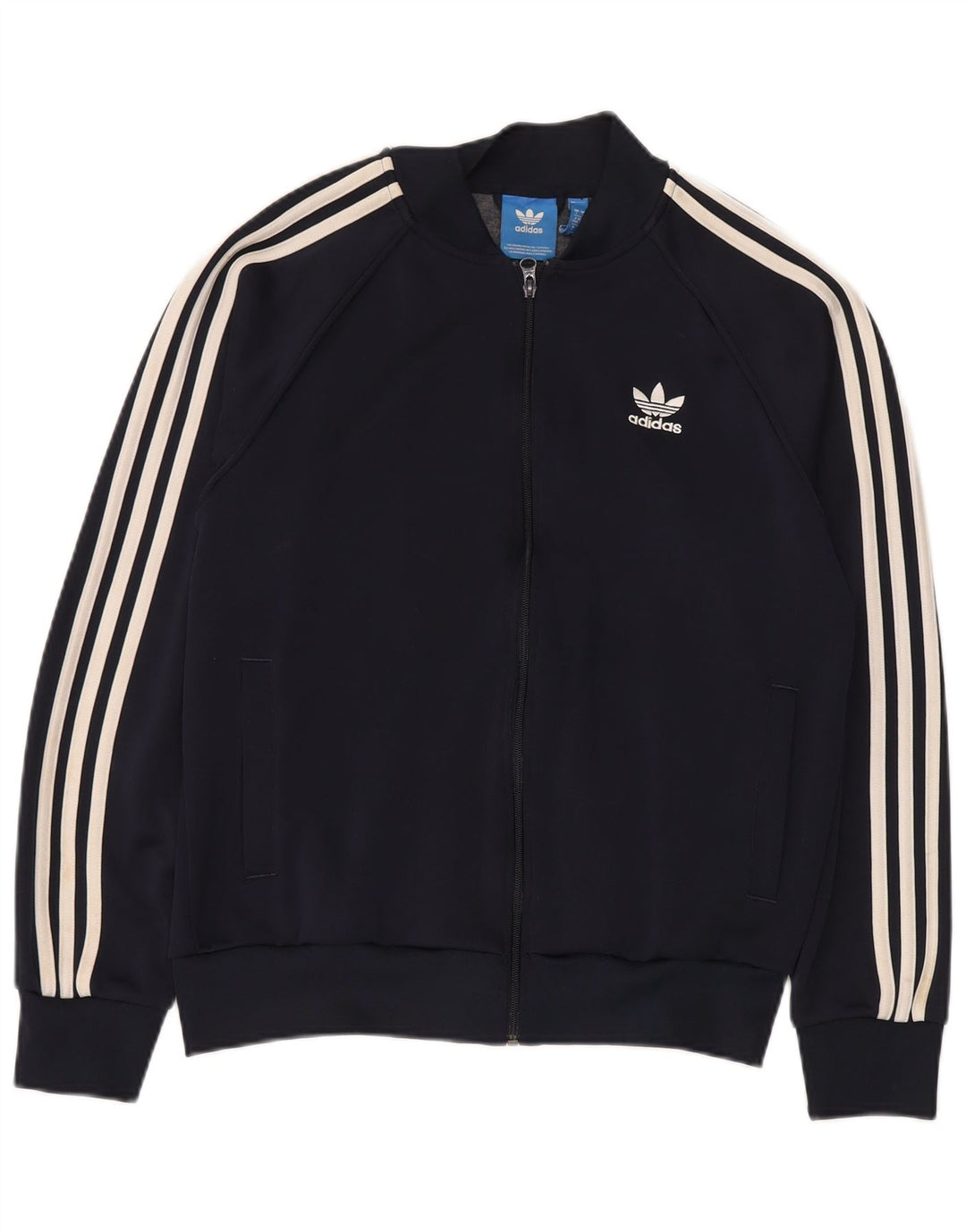 Adidas Træningsdragt til mænd, topjakke, stor marineblå polyester