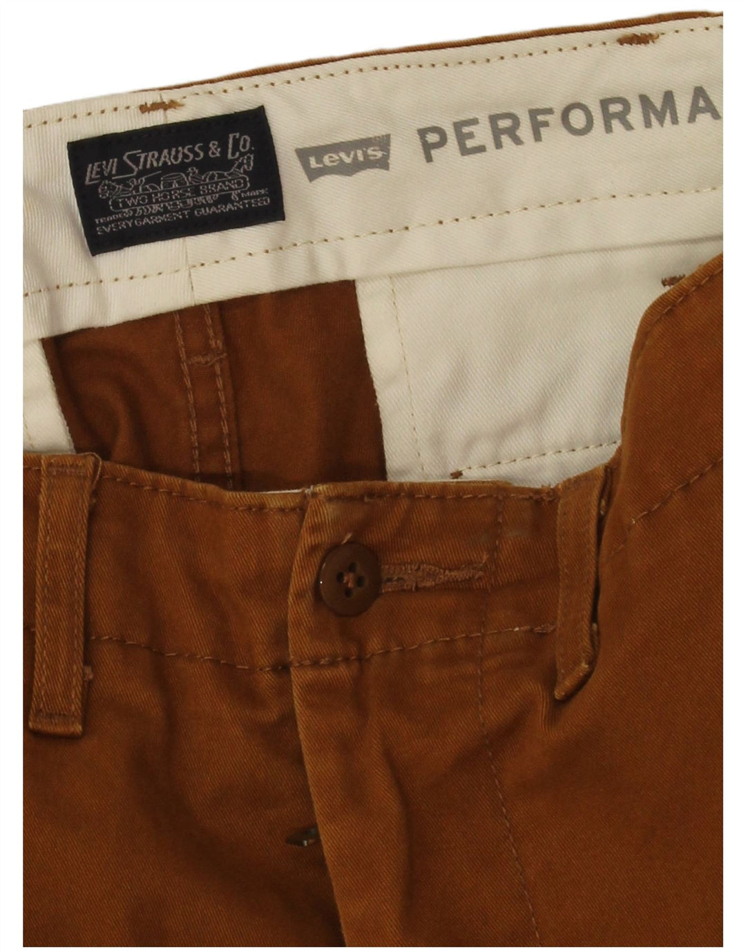 Levi's Straight Chino-bukser til mænd W30 L26 Brun