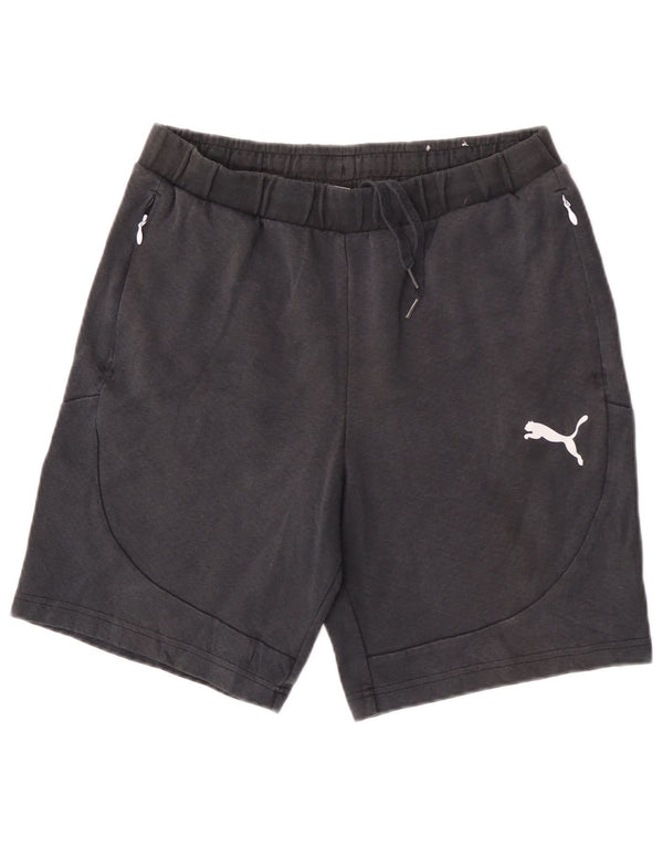 Puma Herre Sportshorts Medium Sort Bomuld