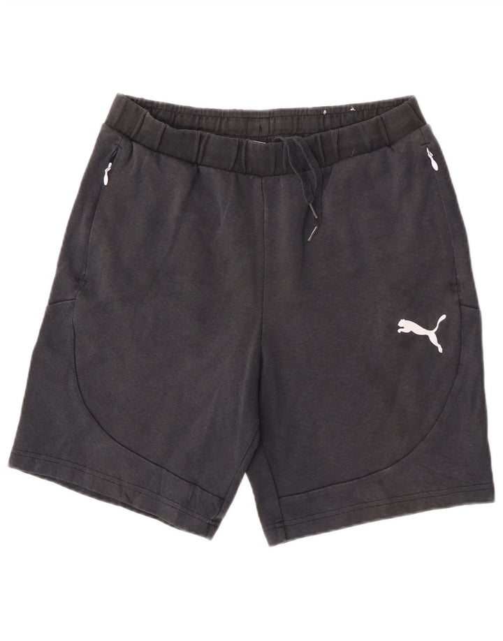 Puma Herre Sportshorts Medium Sort Bomuld