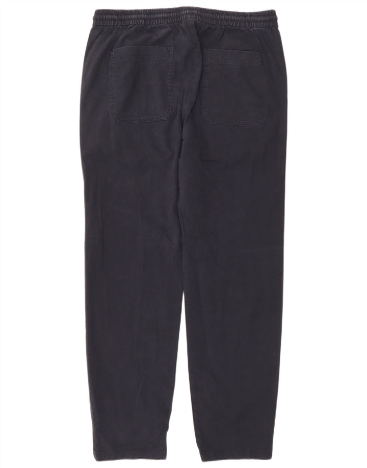 Marks & Spencer Herre Lige Chino Bukser Medium W32 L29 Navy Blue