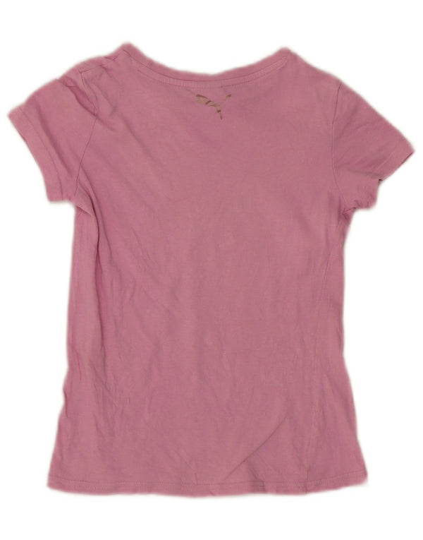 Puma piger grafisk t-shirt top 9-10 år lilla