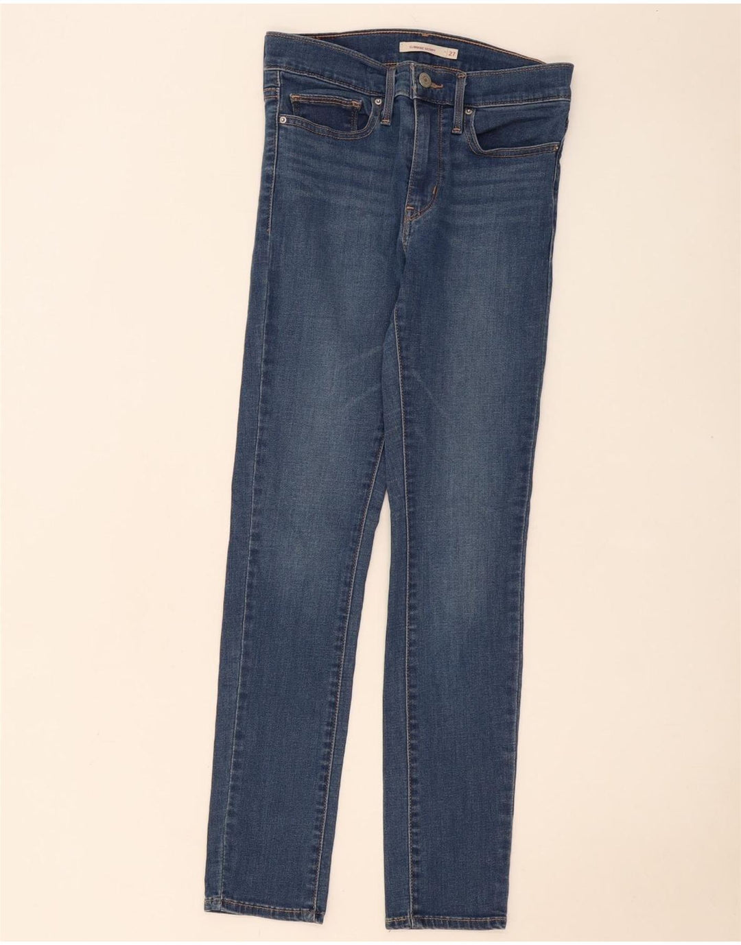 Levi's Dame Slankende Skinny Jeans W27 L29 Blå