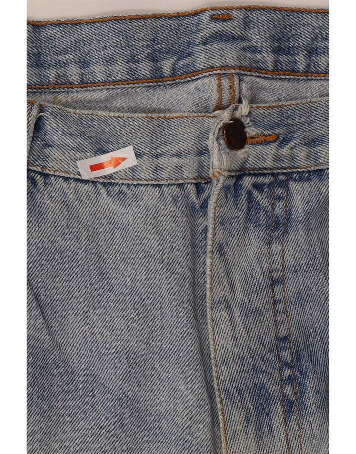 Wrangler Mens IDAHO Straight Jeans W38 L30 Blue Cotton