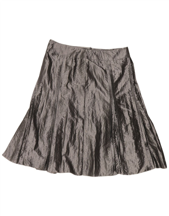 Perte by Krizia Dame A-line nederdel W36 XL Grå polyester