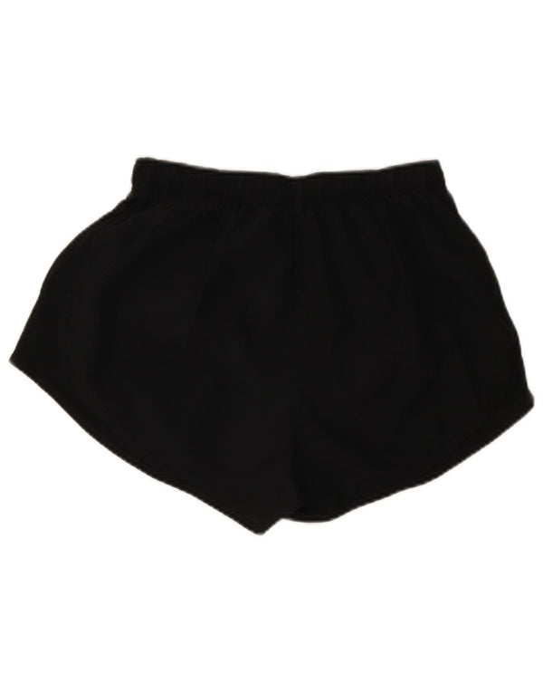 Nike Dame Dri Fit Sport Shorts UK 16 Large Black Polyester