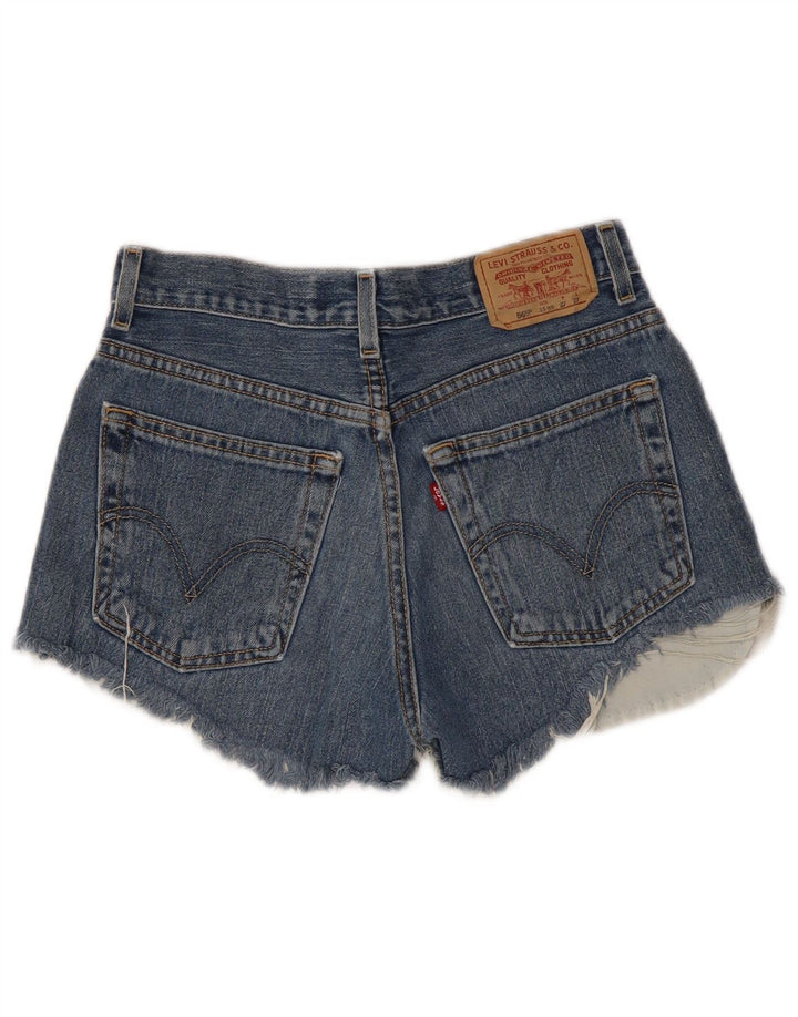 LEVI'S Girls 569 Loose Fit Distressed denimshorts 13-14 år W27 Blå