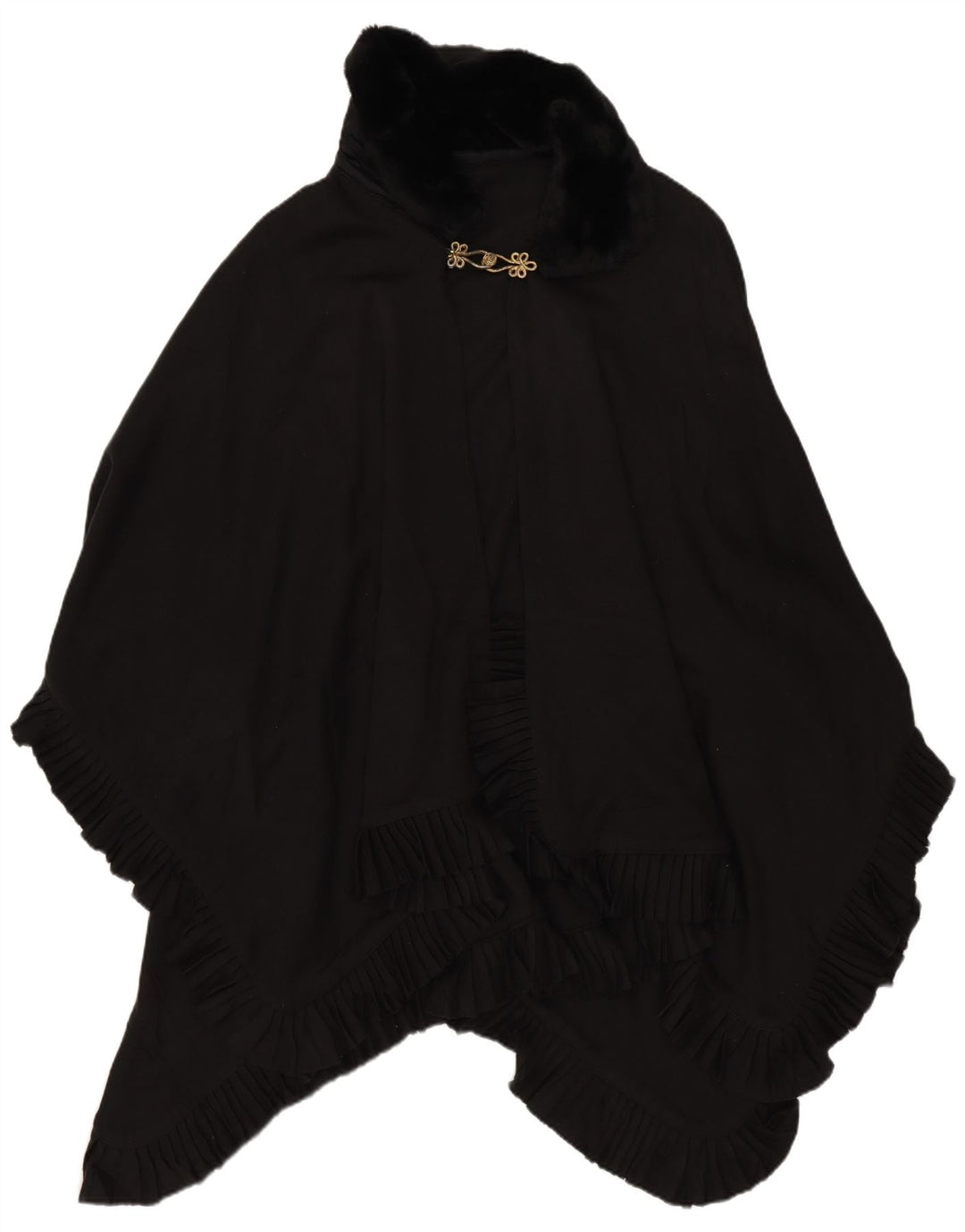 Vintage ponchofrakke til kvinder One Size Sort
