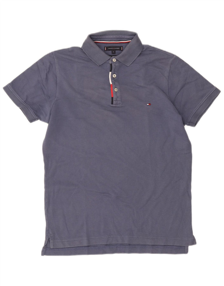 Tommy Hilfiger Herre Polo Shirt Medium Blue