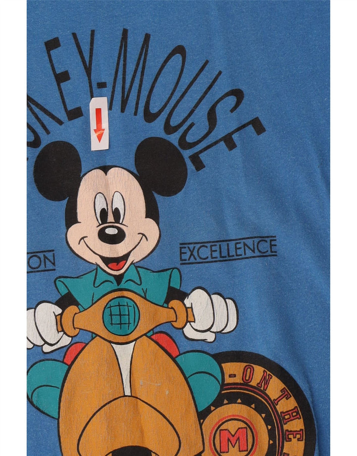 Nike drenge Mickey Mouse grafisk T-shirt top 7-8 år blå bomuld