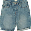 JULES Womens Denim Shorts IT 40 Medium W32  Blue Cotton | Vintage Jules | Thrift | Second-Hand Jules | Used Clothing | Messina Hembry 