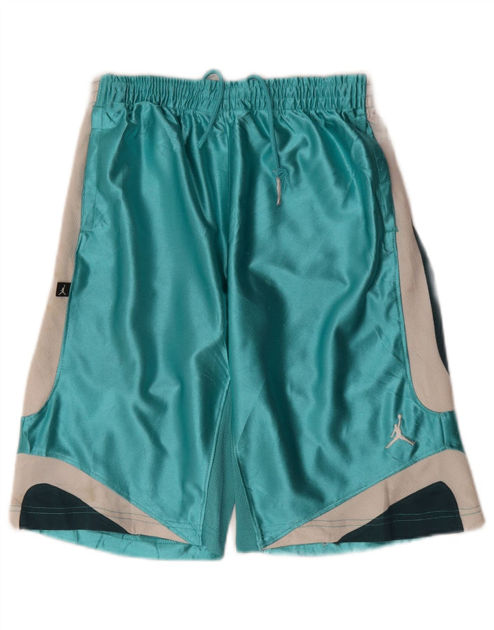Jordan drenge sportsshorts 12-13 år Large Green Colourblock Polyester
